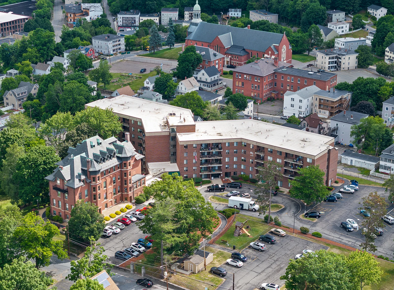 Joseph's House exterior aerial view